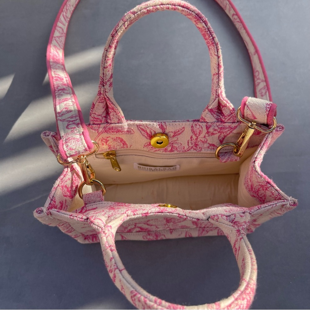 Shiraleah Lana Jacquard Mini Tote Bag - Picture 6 of 8